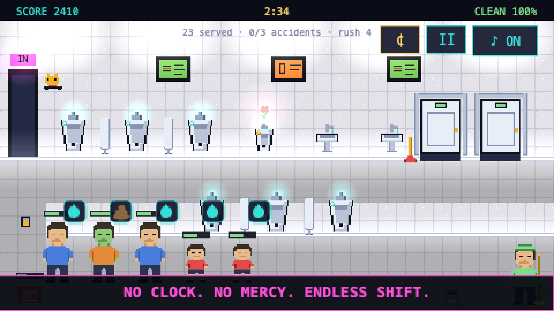 Endless Shift mode